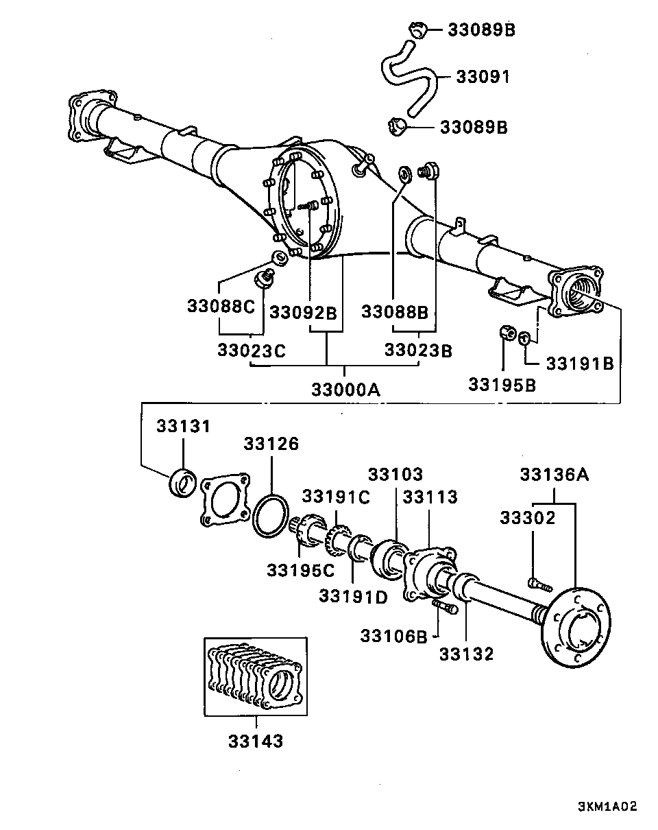 Mitsubishi MB092288 - Veleno sandariklis, diferencialas autoreka.lt