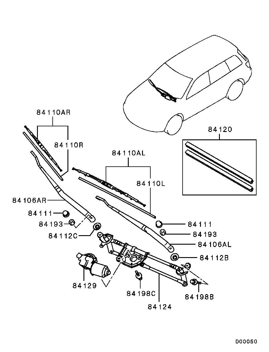 Mitsubishi MN181335 - Valytuvo gumelė autoreka.lt