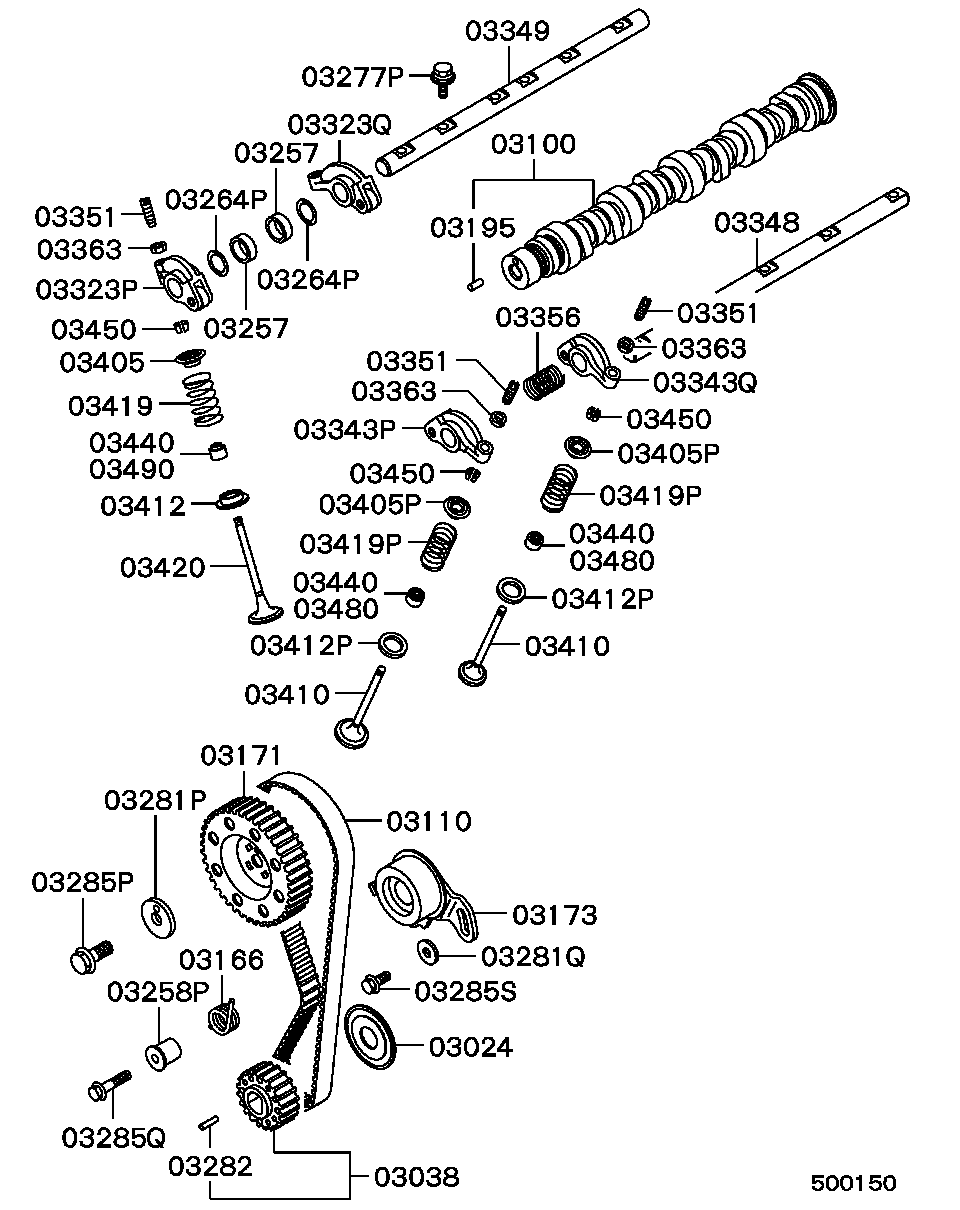 Mitsubishi MD11 5472 - Tarpiklis, vožtuvo šerdis autoreka.lt