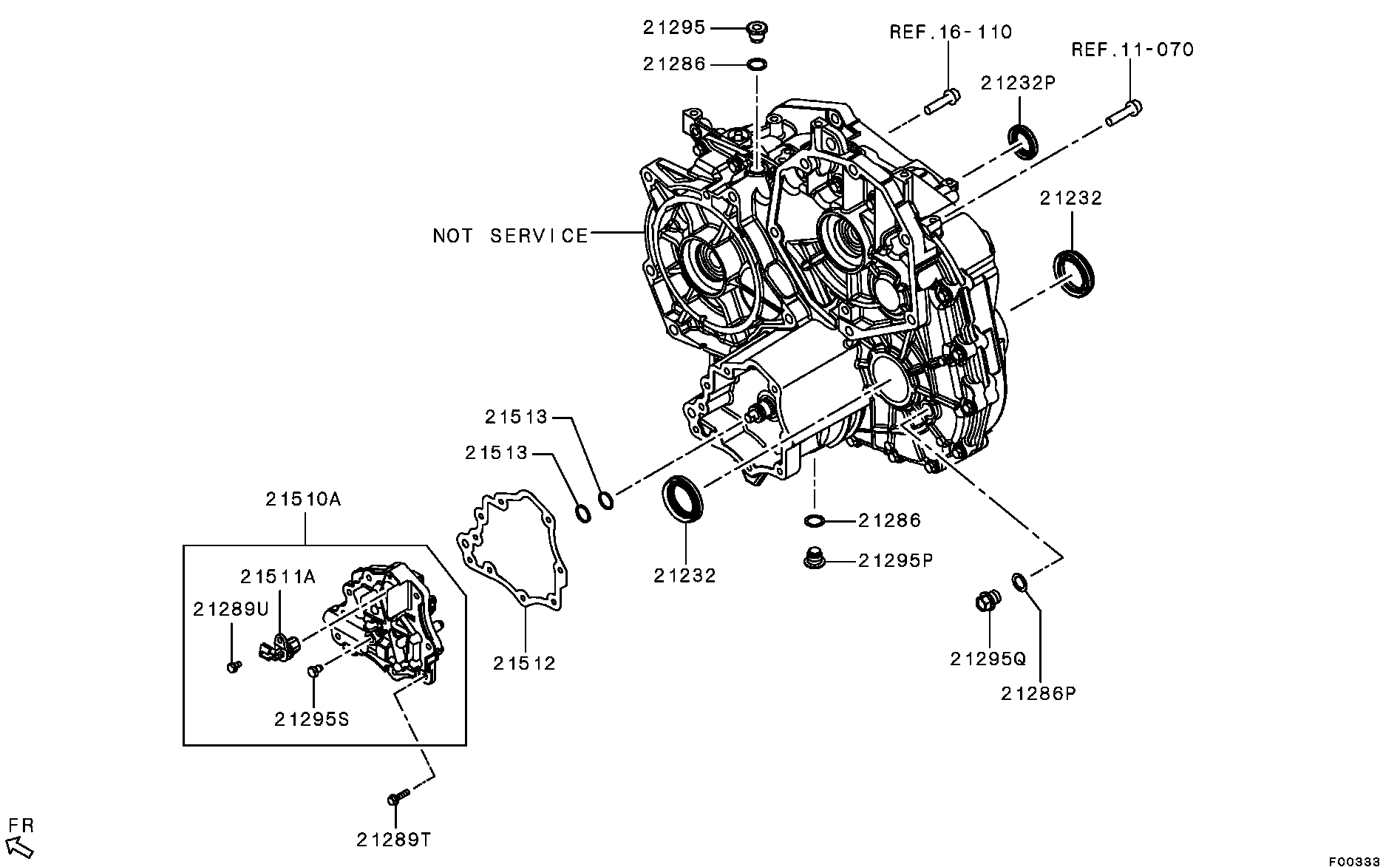 Mitsubishi MD755904 - Veleno sandariklis, diferencialas autoreka.lt