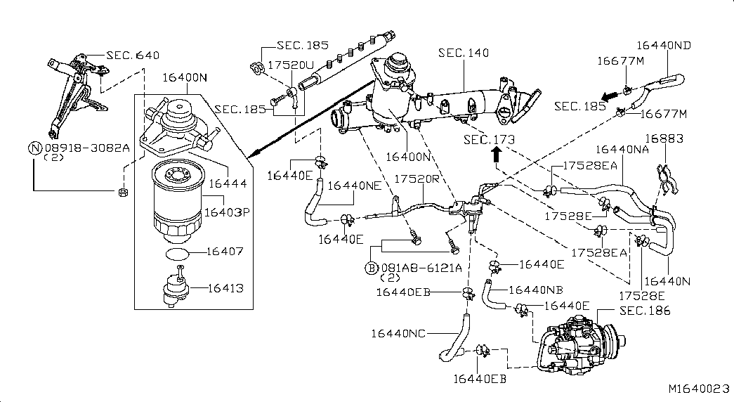 Infiniti 16403-7F401 - Kuro filtras autoreka.lt