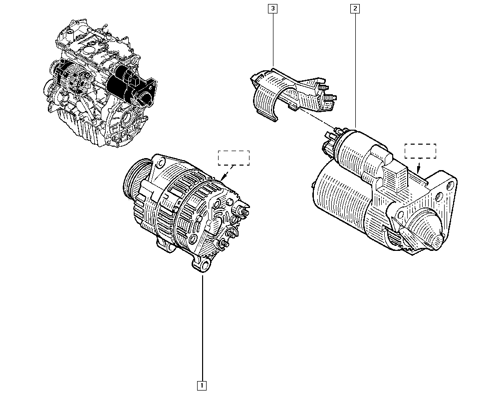 DACIA 77 00 101 274 - Kintamosios srovės generatorius autoreka.lt