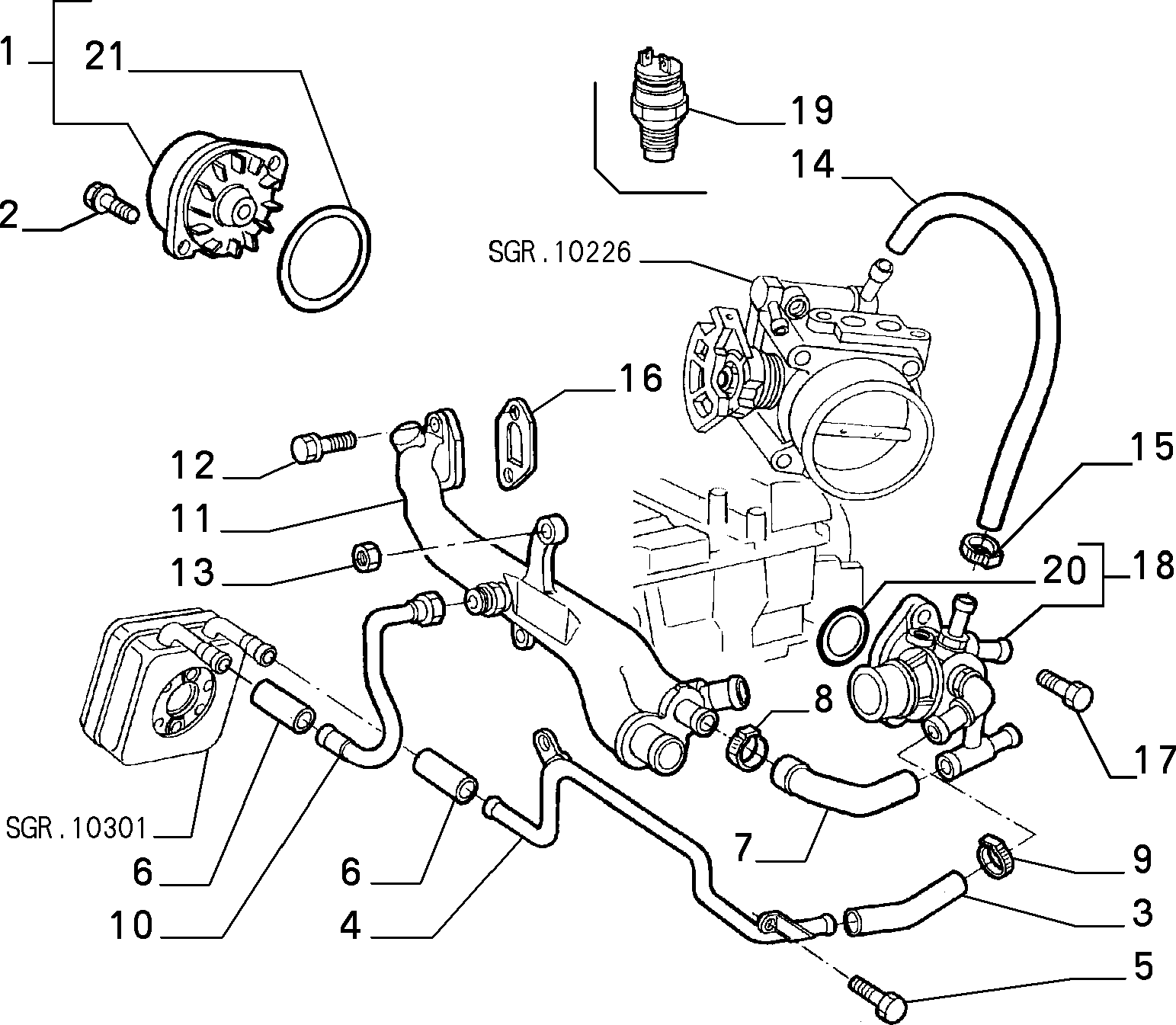 FIAT 60586222 - Vandens siurblys autoreka.lt