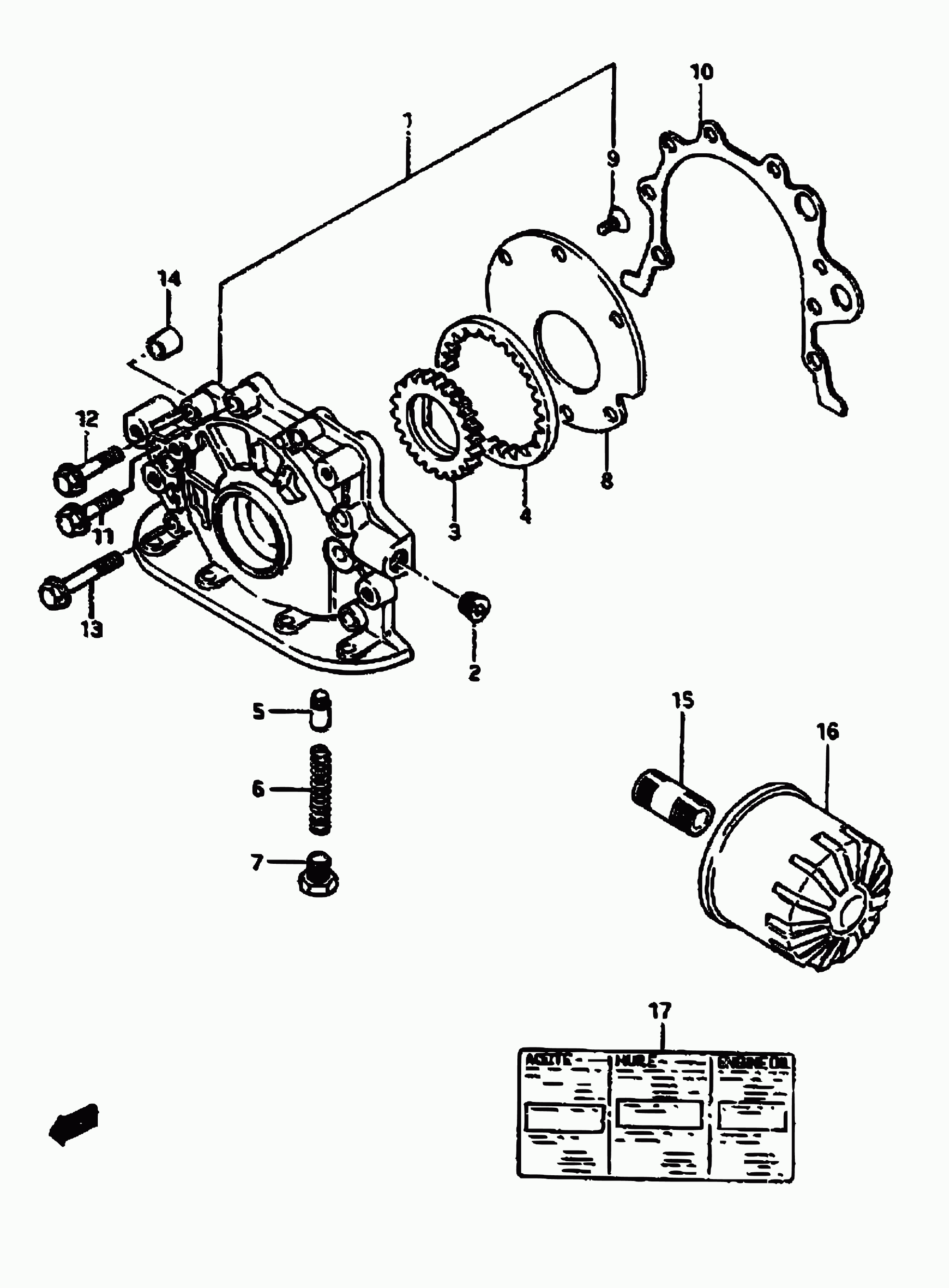 TOYOTA 16510-73001 - Alyvos filtras autoreka.lt