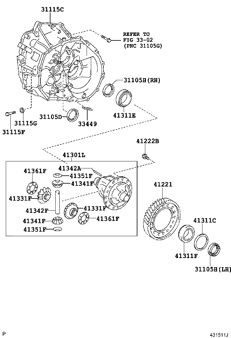 TOYOTA 9031130017 - Veleno sandariklis, tarpinis velenas autoreka.lt