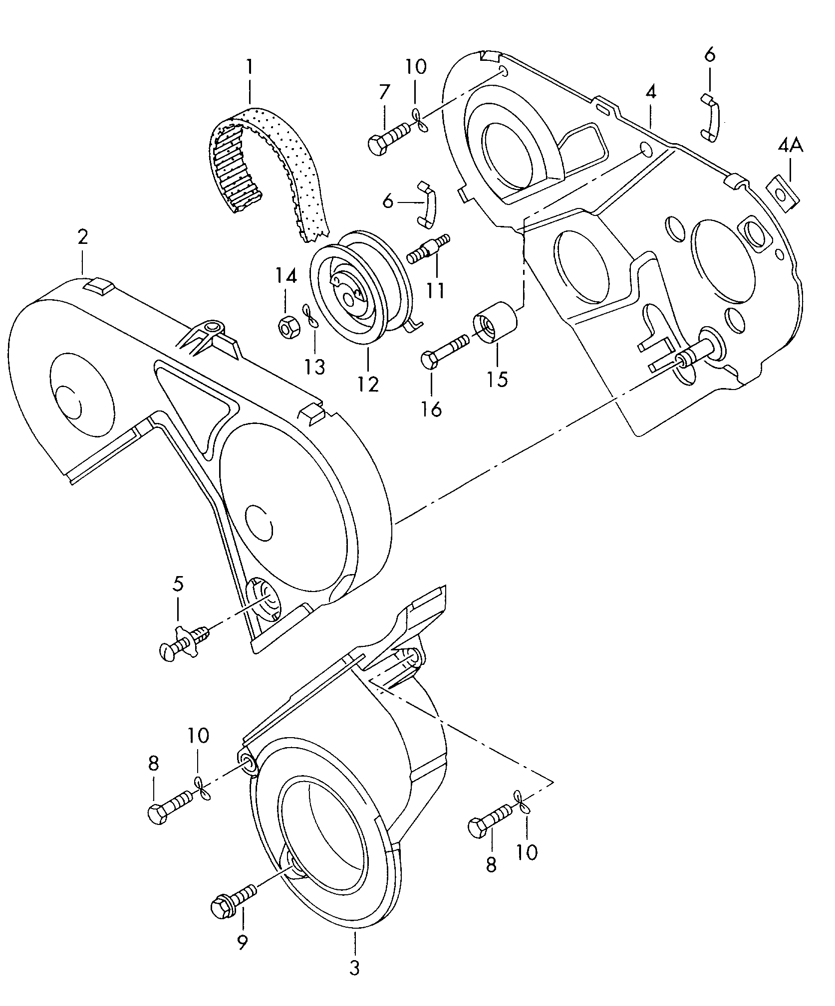 VW 028 109 243 G - Įtempiklio skriemulys, paskirstymo diržas autoreka.lt