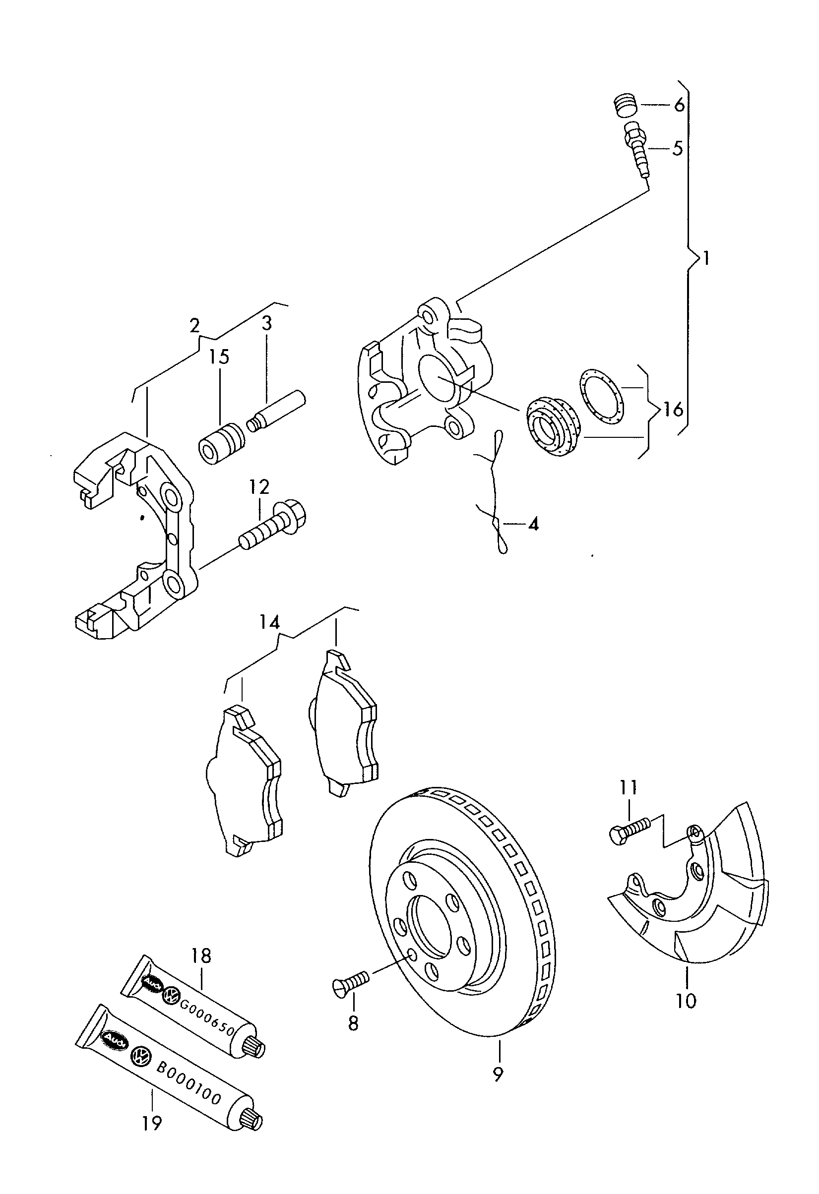 VAG 8E0 615 301 A - Stabdžių diskas autoreka.lt