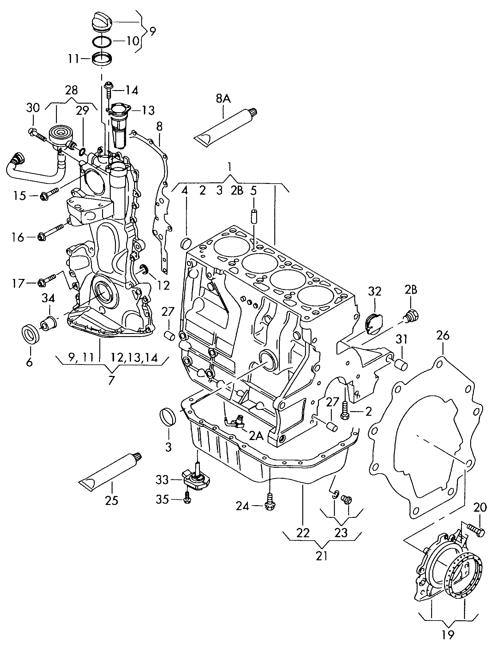 VAG 03C 109 287 F - Tarpiklis, sinchronizatoriaus blokas autoreka.lt